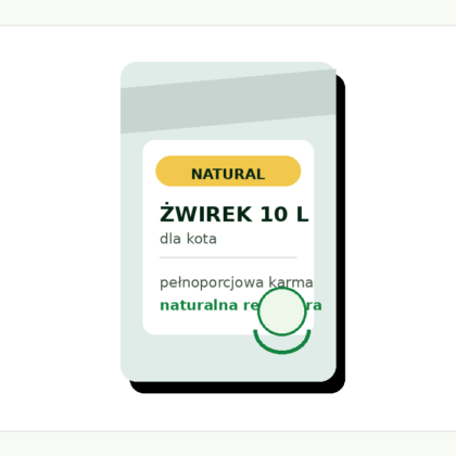 Żwirek roślinny dla kota 10 l